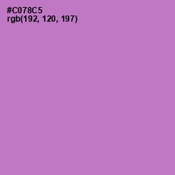 #C078C5 - Orchid Color Image