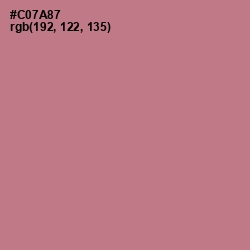 #C07A87 - Charm Color Image