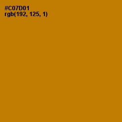 #C07D01 - Indochine Color Image