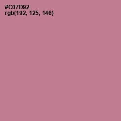 #C07D92 - Charm Color Image