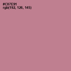 #C07E91 - Charm Color Image