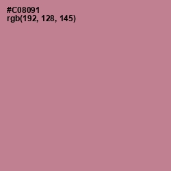 #C08091 - Puce Color Image