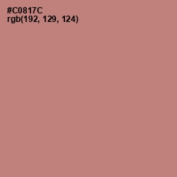 #C0817C - New York Pink Color Image