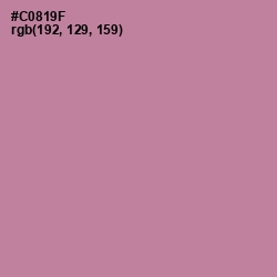 #C0819F - Puce Color Image