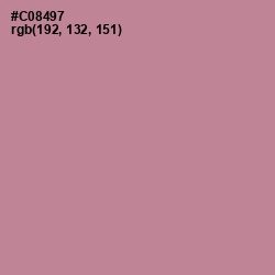 #C08497 - Puce Color Image