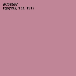 #C08597 - Puce Color Image