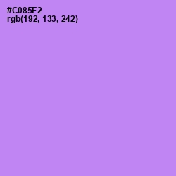 #C085F2 - Light Wisteria Color Image