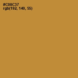 #C08C37 - Brandy Punch Color Image