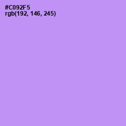 #C092F5 - Light Wisteria Color Image