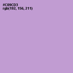 #C09CD3 - Light Wisteria Color Image
