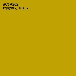 #C0A202 - Buddha Gold Color Image