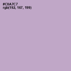 #C0A7C7 - Lilac Color Image