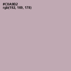 #C0A9B2 - Lily Color Image