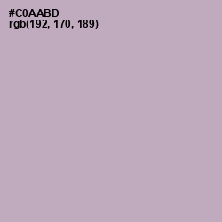 #C0AABD - Lily Color Image