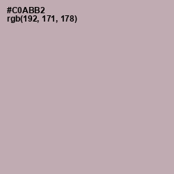 #C0ABB2 - Lily Color Image