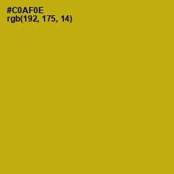 #C0AF0E - Buddha Gold Color Image