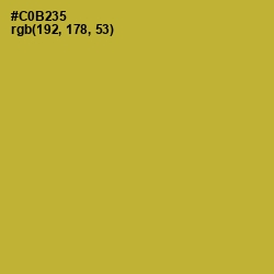 #C0B235 - Earls Green Color Image