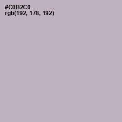 #C0B2C0 - Pale Slate Color Image