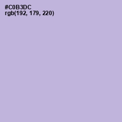 #C0B3DC - Gray Suit Color Image