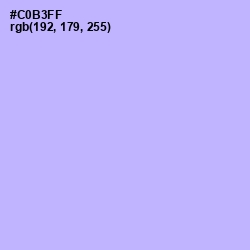 #C0B3FF - Perfume Color Image