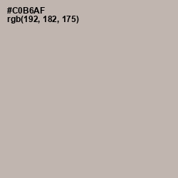 #C0B6AF - Bison Hide Color Image