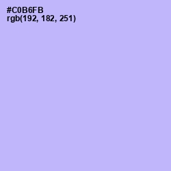 #C0B6FB - Perfume Color Image