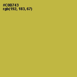 #C0B743 - Turmeric Color Image