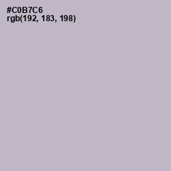 #C0B7C6 - Pale Slate Color Image