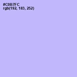 #C0B7FC - Perfume Color Image