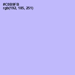 #C0B9FB - Perfume Color Image