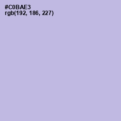 #C0BAE3 - Perfume Color Image
