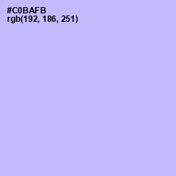 #C0BAFB - Perfume Color Image