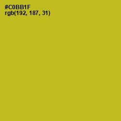 #C0BB1F - Gold Tips Color Image