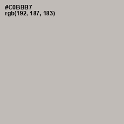 #C0BBB7 - Cotton Seed Color Image