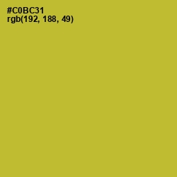 #C0BC31 - Earls Green Color Image
