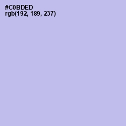 #C0BDED - Perfume Color Image