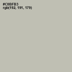 #C0BFB3 - Cotton Seed Color Image