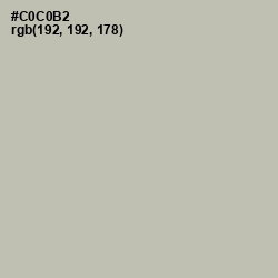 #C0C0B2 - Ash Color Image