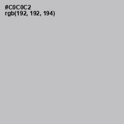 #C0C0C2 - Silver Color Image