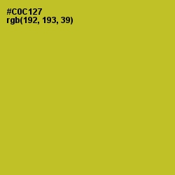 #C0C127 - Bird Flower Color Image