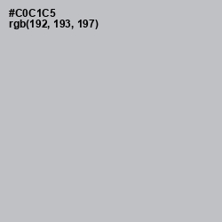 #C0C1C5 - Silver Color Image