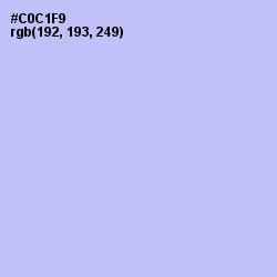 #C0C1F9 - Melrose Color Image