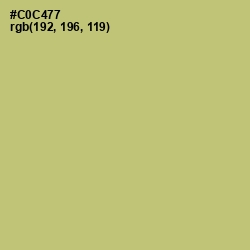 #C0C477 - Tacha Color Image