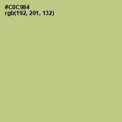 #C0C984 - Pine Glade Color Image