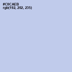 #C0CAEB - Periwinkle Gray Color Image