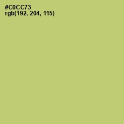 #C0CC73 - Tacha Color Image