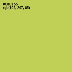 #C0CF55 - Wattle Color Image