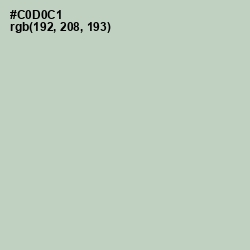 #C0D0C1 - Sea Mist Color Image