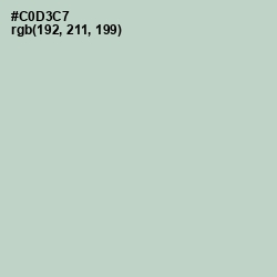 #C0D3C7 - Sea Mist Color Image