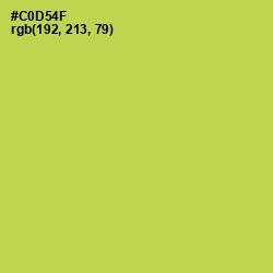 #C0D54F - Wattle Color Image
